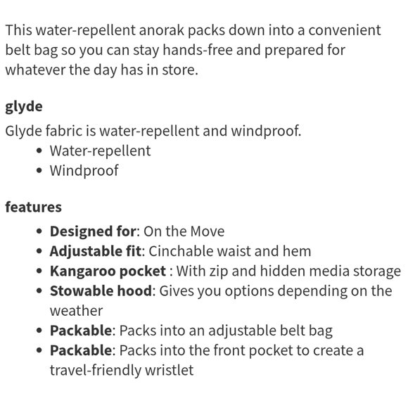 LULULEMON Evergreen Anorak - Picture 14 of 14